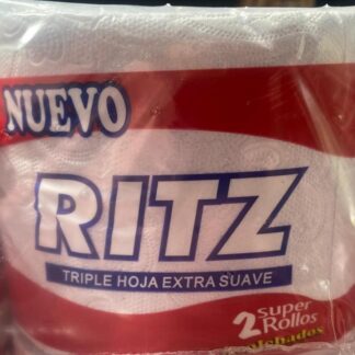 925 Papel Higienico Ritz 3H (Rojo) 24/2 rollos